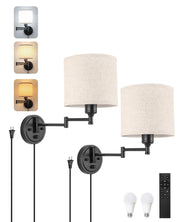 Remote Control, Dimming 10%-100% & Adjustable Colors 2700K-6500K,