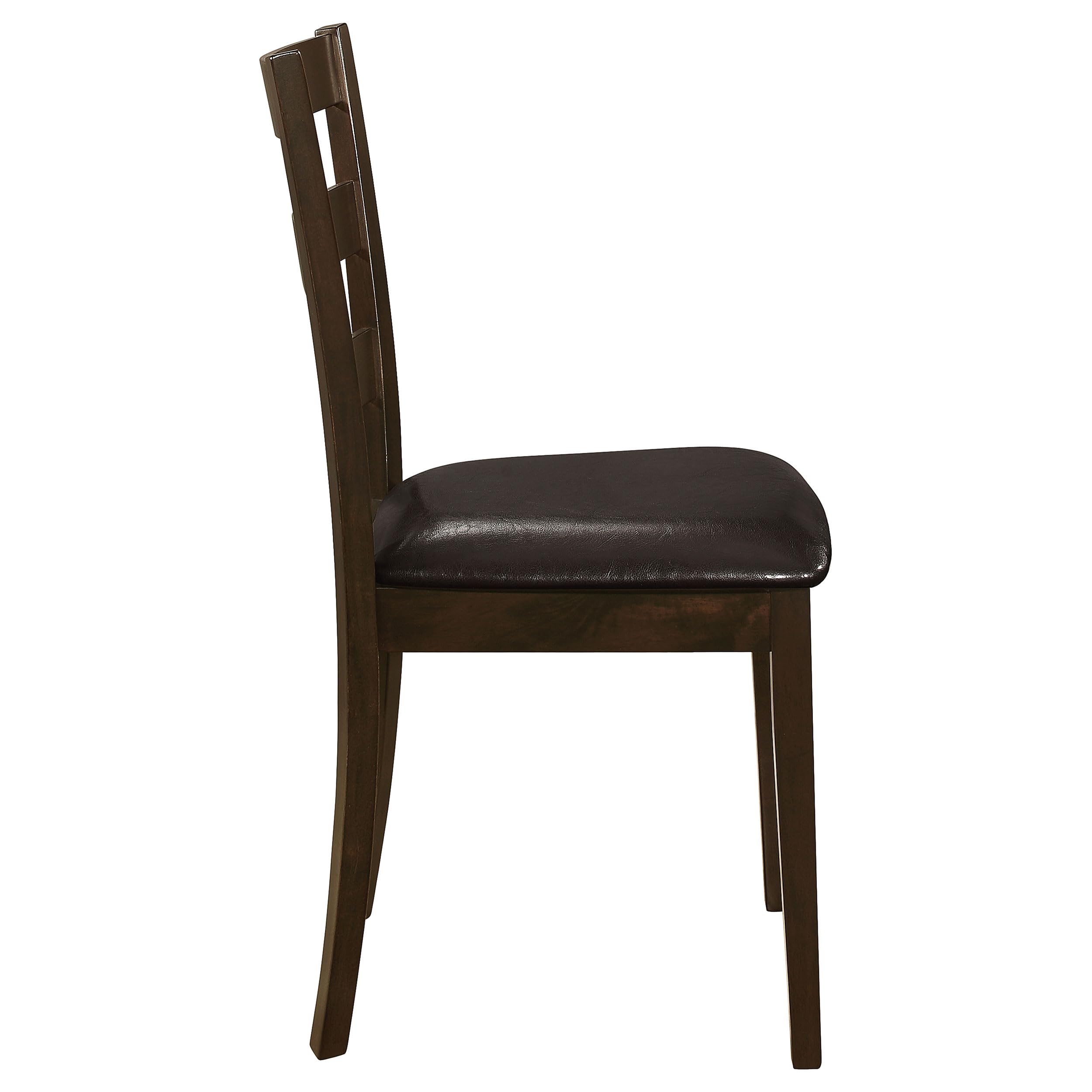 Taraval 5-piece Dining Set with Bench Cappuccino and Dark Brown