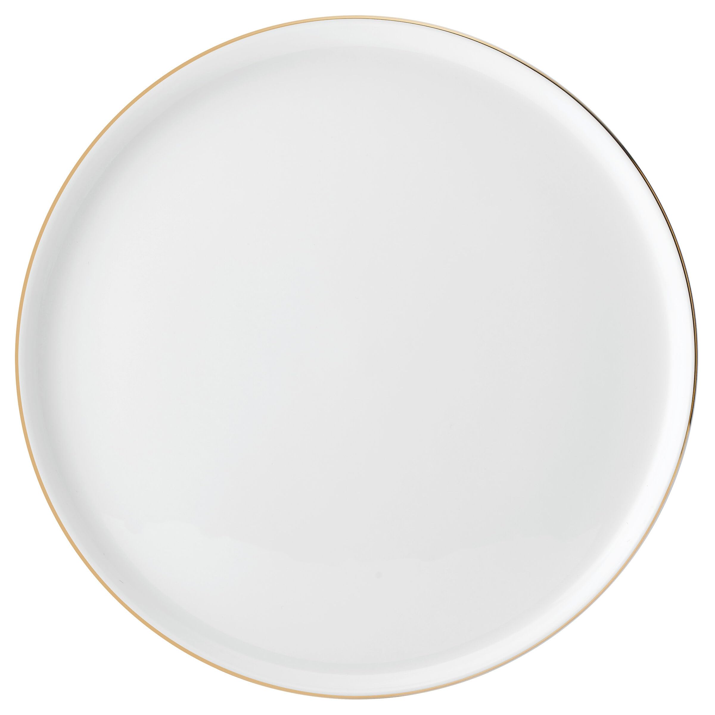 Samantha Gold Bone China Chip Resistant 12 Piece Dinnerware Set