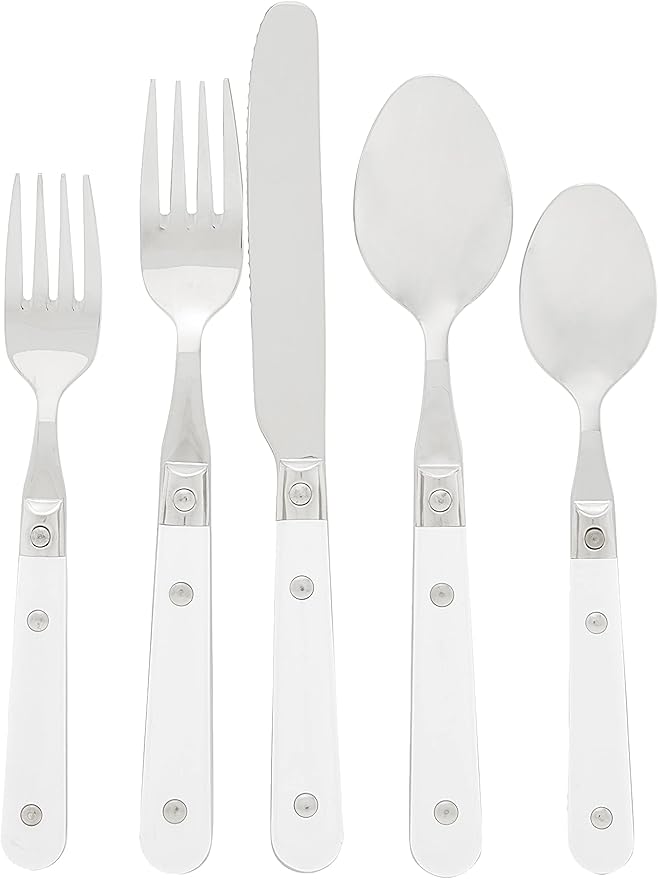 International Le Prix Stainless Steel Dishwasher-safe 30piece flatware set
