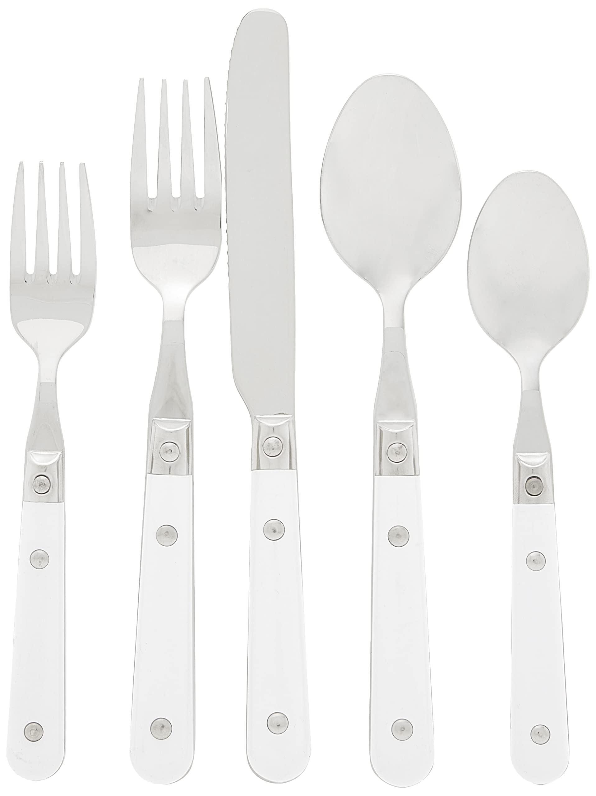International Le Prix Stainless Steel Dishwasher-safe 30piece flatware set