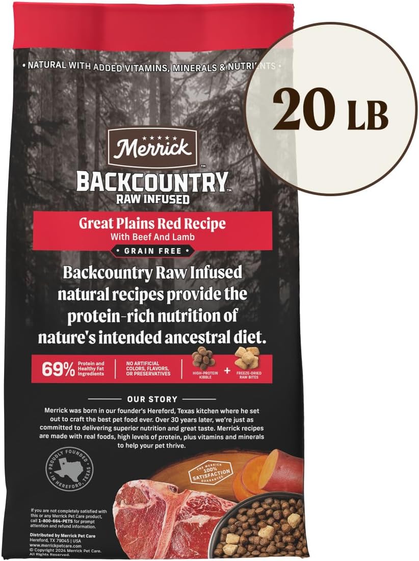 Grain Free Dry Adult Dog Food Kibble With Freeze Dried Raw Pieces