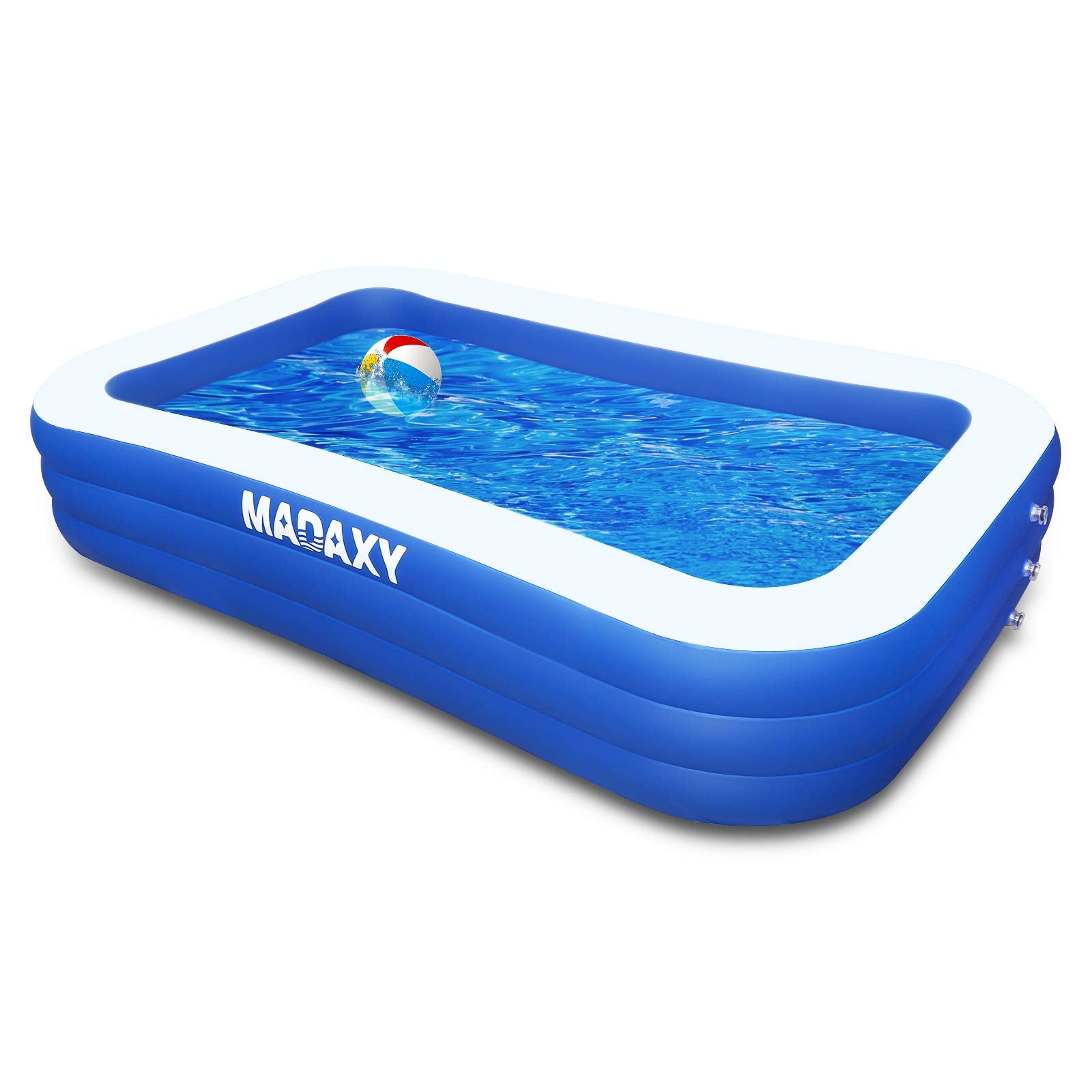 MADAXY Swimming Pool for Kids and Adults, 120" X 72" X 22" Oversized Thickened