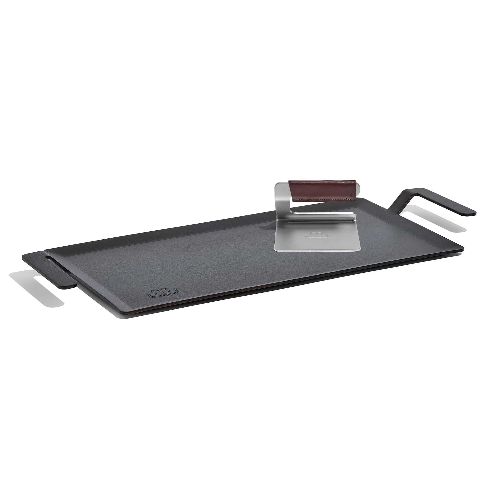 Cookware - Carbon Steel Griddle + Grill Press - (Like Cast Iron, but Better) - Professional