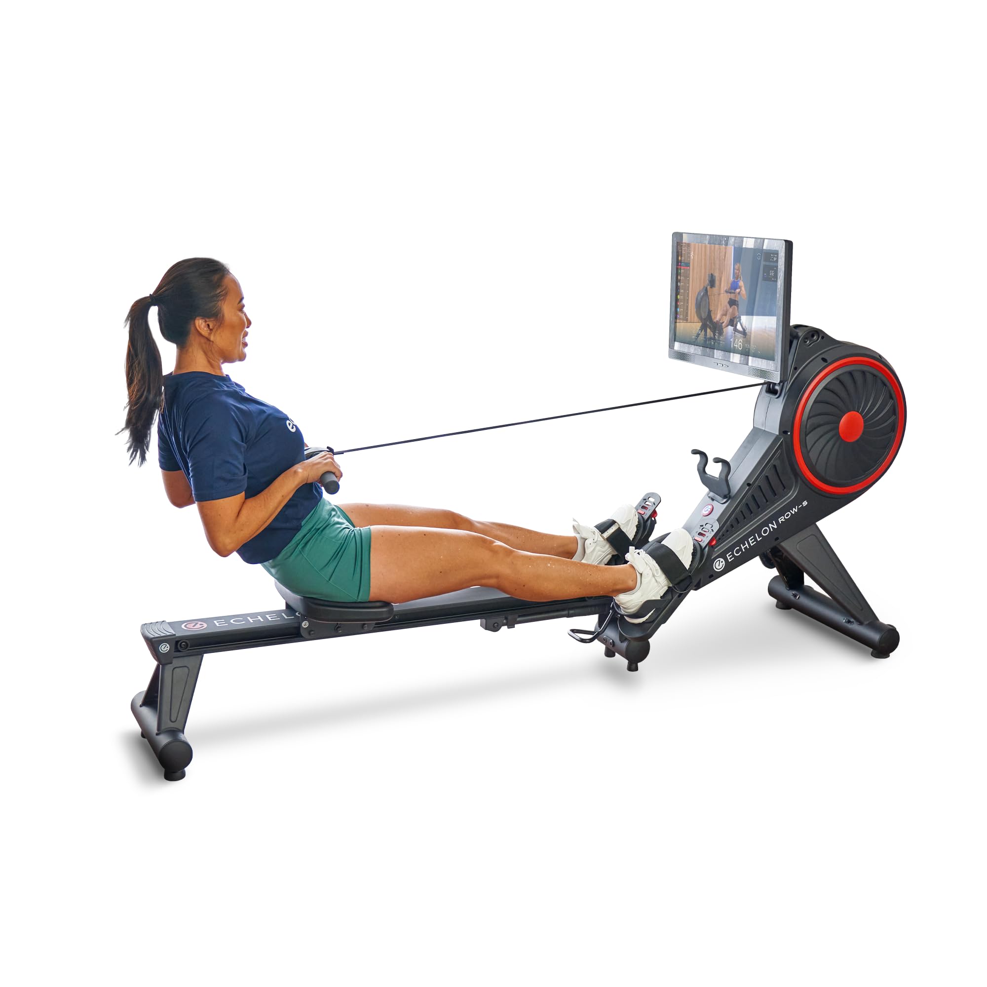 Row-S Smart Rower – Foldable Rowing Machine for Total Body Low-Impact Workout