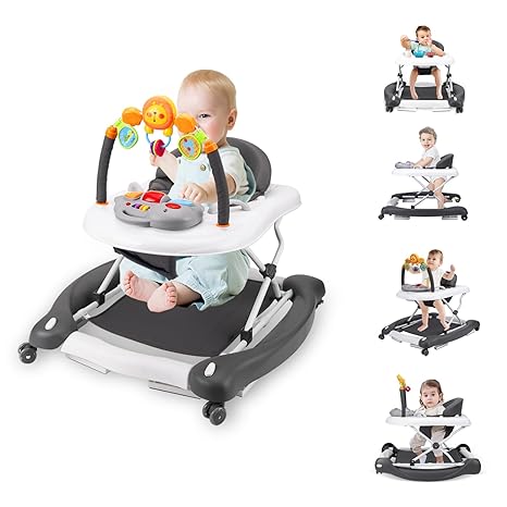 o Baby Baby Walker, 5-in-1 Baby Walkers for Boys and Girls 6-12 Months