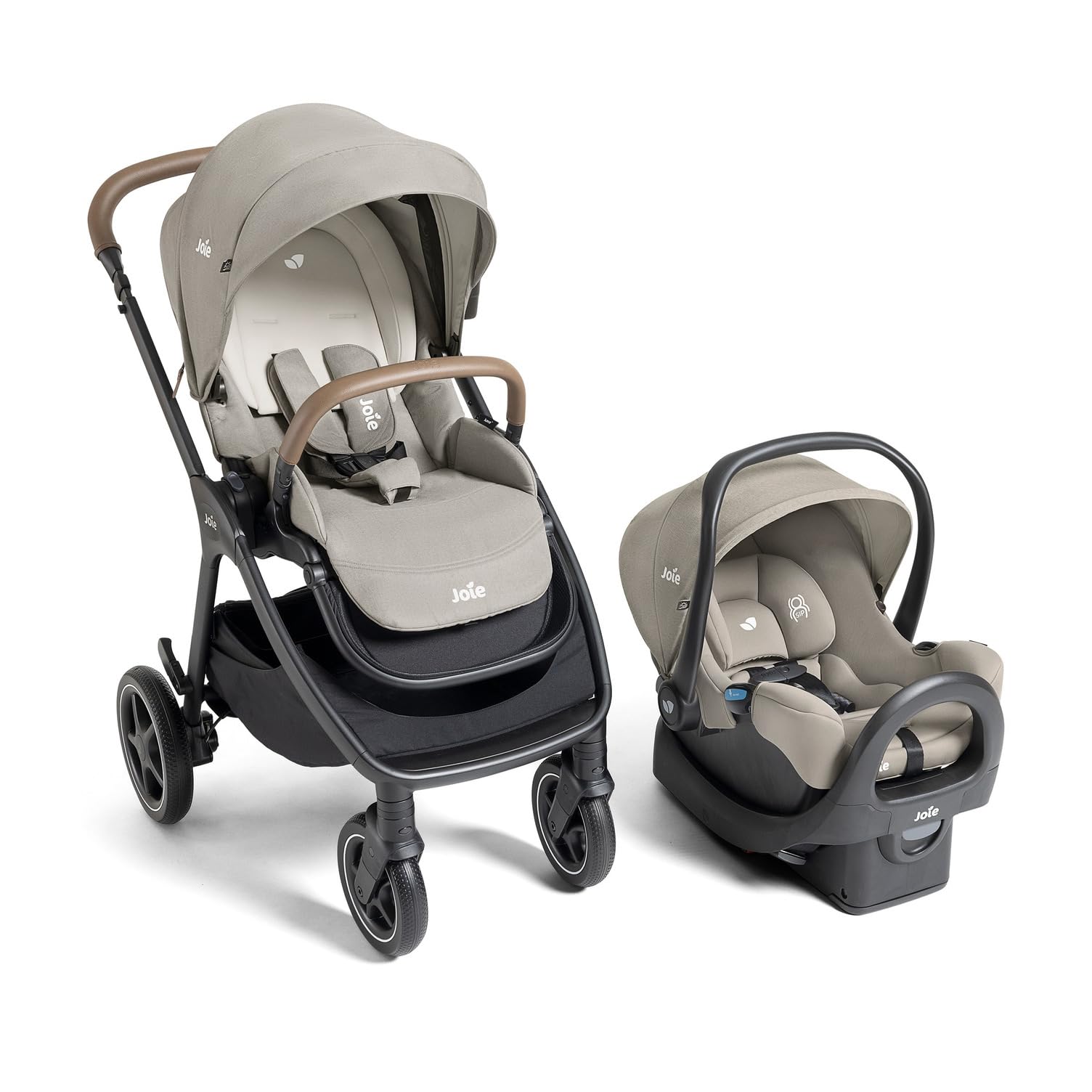 Kava 3-in-1 Stroller and Mint Latch Car Seat, Travel System (Dove)
