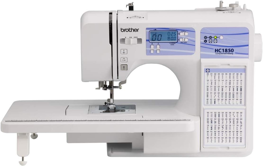 Sewing and Quilting Machine, 185 Built-in Stitches, LCD Display