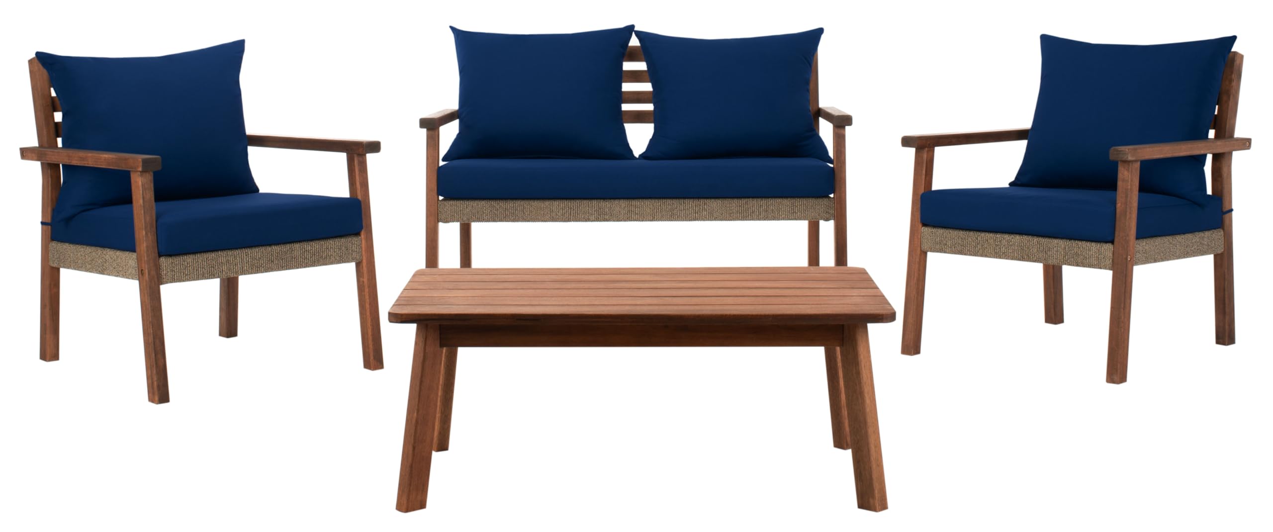 Collection Reid Grey Wash 4-Piece Outdoor Patio Set