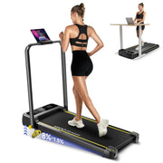 treadmill with Incline, Walking Pad with Handle Bar 3 Level Incline