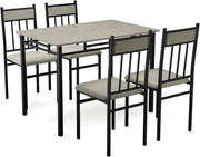 5 Piece Kitchen Dining Table Set