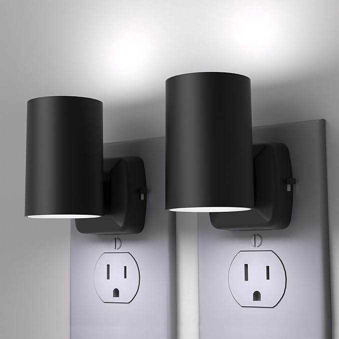 Night Light, Modern Nightlights Plug in Wall, Dusk to Dawn Sensor LED Night Light