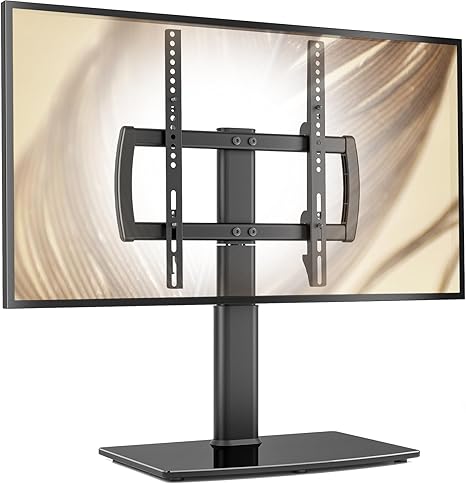 Table Top TV Stand for 27-60 inch LCD LED TVs - 9 Level Height Adjustable TV Base
