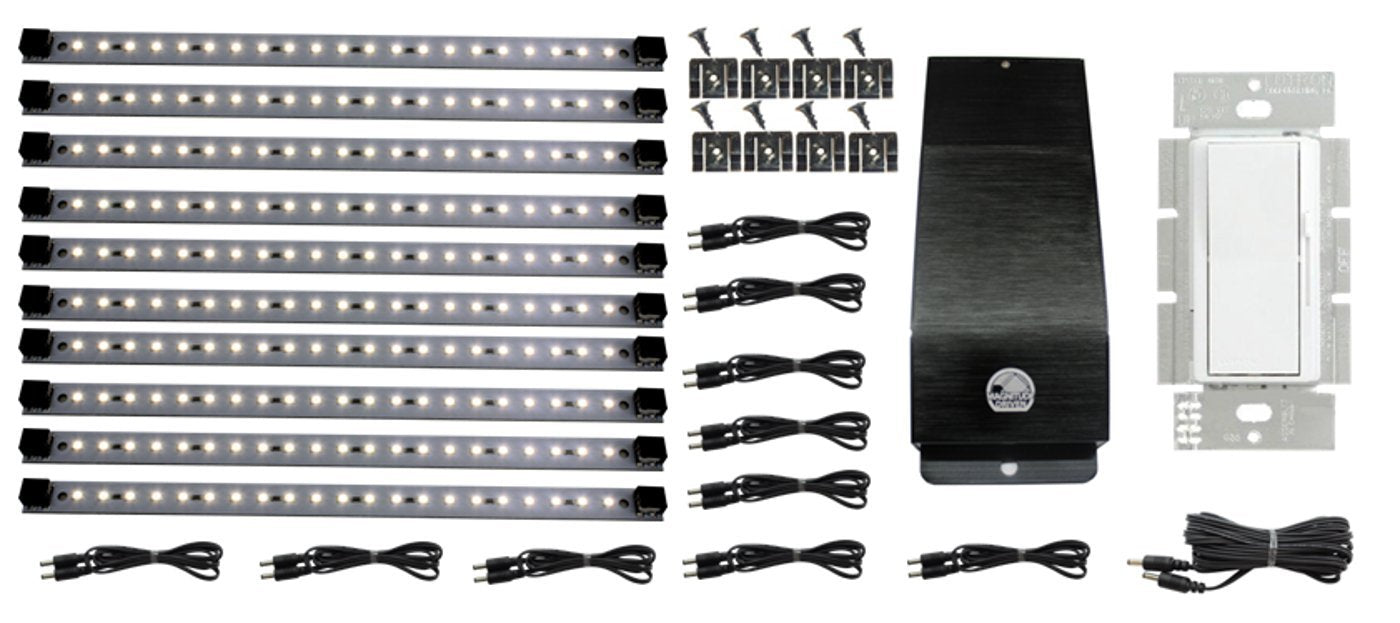 12V LED Hardwire Kitchen Light Kit Dimmable LED System Included Pure White 4000K Pro