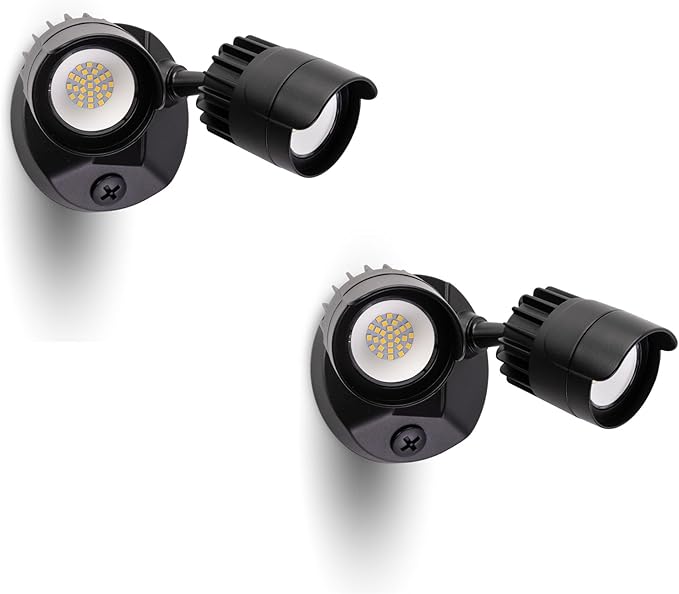 2 Pack LED Flood Lights Outdoor, 34W 3500LM 5000K Daylight, IP65 Waterproof Security