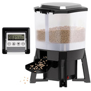 12L/3 Gal Automatic Chicken Feeder No Waste, Solar Powered, Poultry Feeder