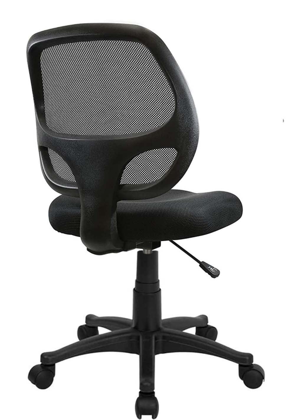 Mid-Back Black Mesh Computer Chair Task Desk Chair Ergonomic Office Chair Without