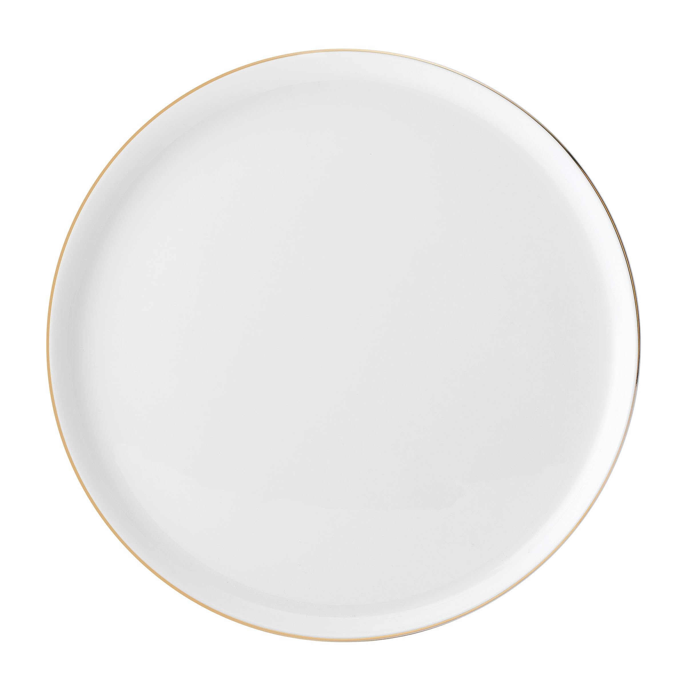 Samantha Gold Bone China Chip Resistant 12 Piece Dinnerware Set