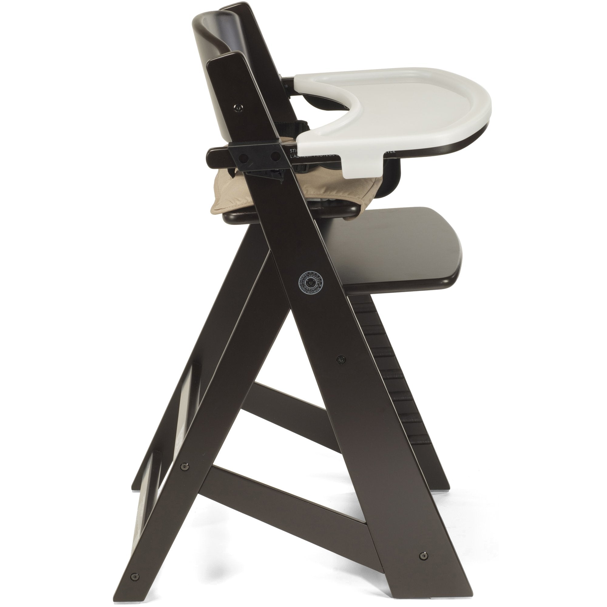 Height Right High Chair with Tray, Espresso