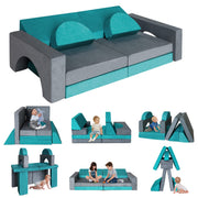 Modular Kids Play Set - 8PCS Foam Couches for Playroom