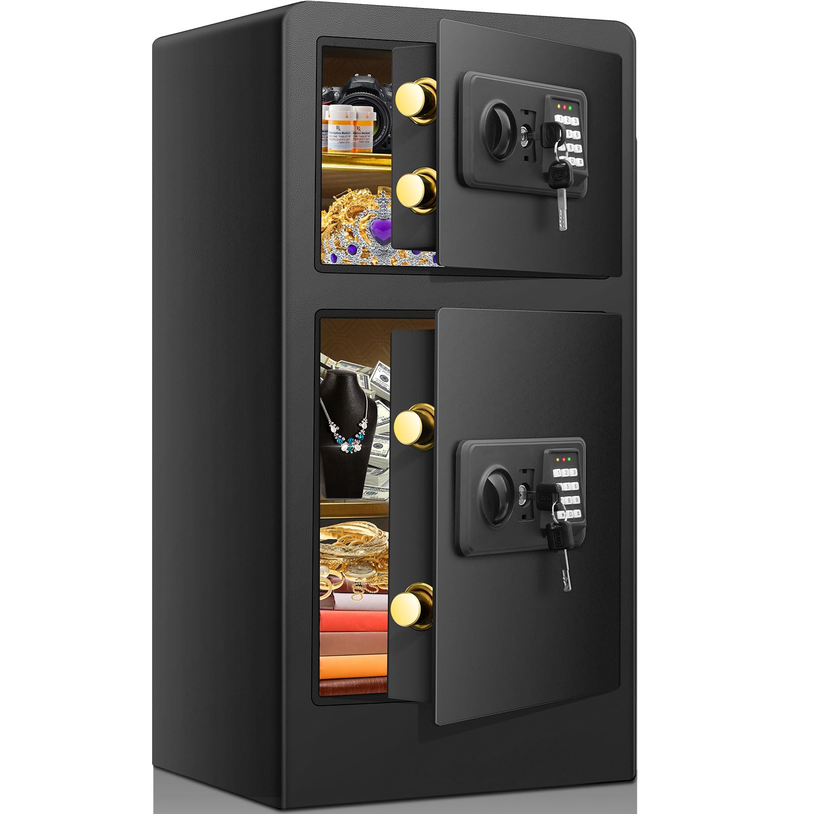 7.5 Cuft Extra Large Safes for Home Use with TWO DOOR