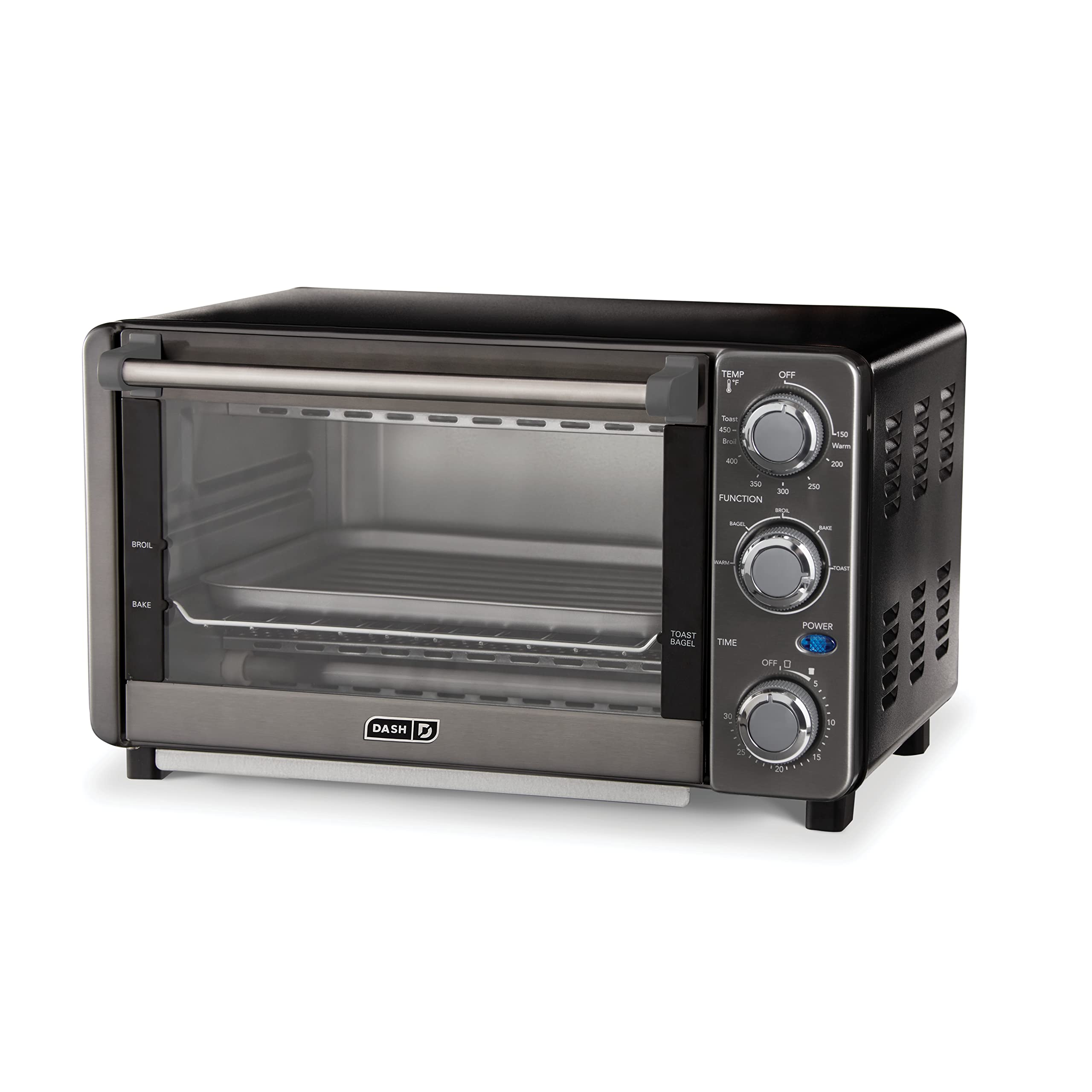 Express Countertop Toaster Oven with Quartz Technology, Bake, Broil