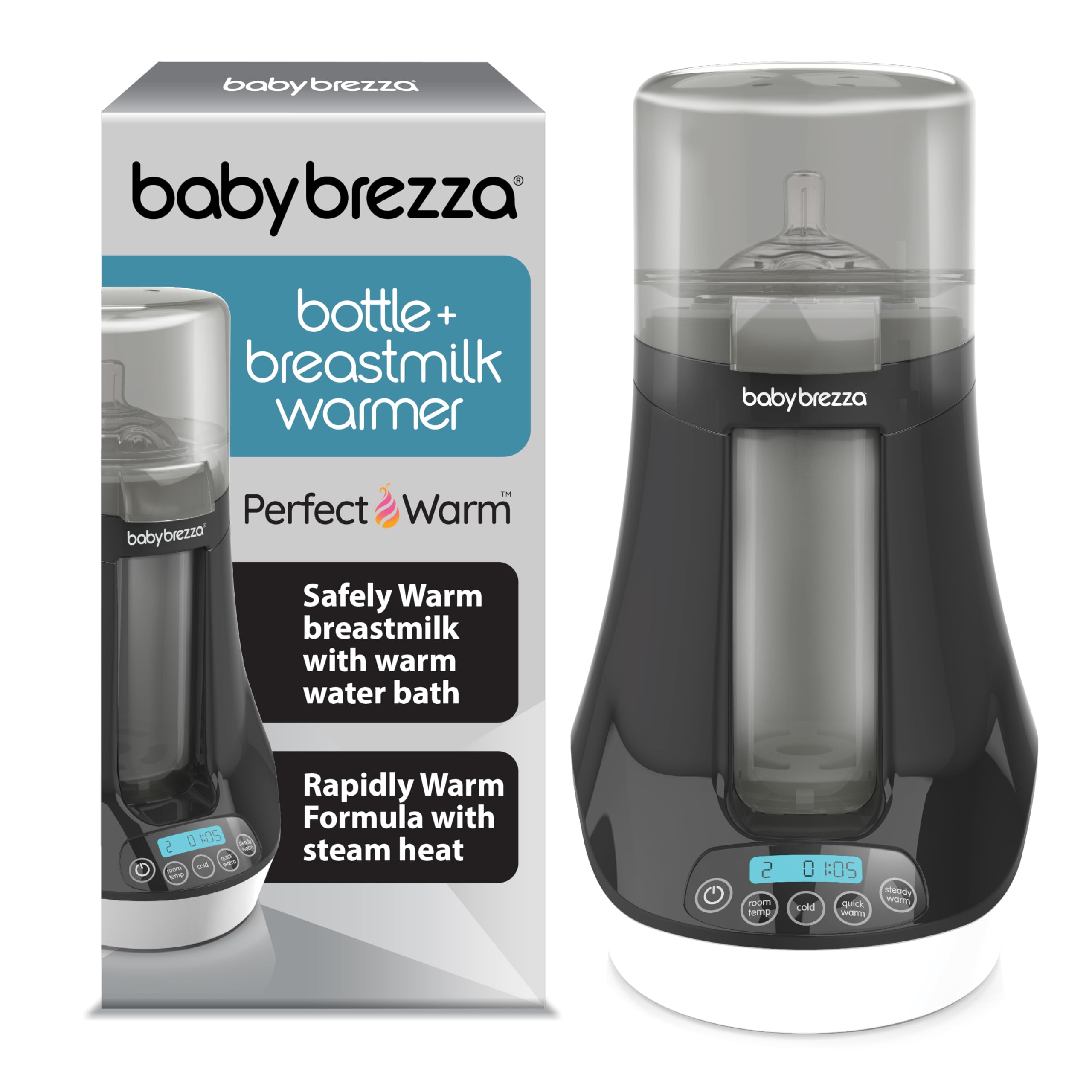 Electric Baby Bottle Warmer, Breastmilk Warmer + Defroster - Only Brand