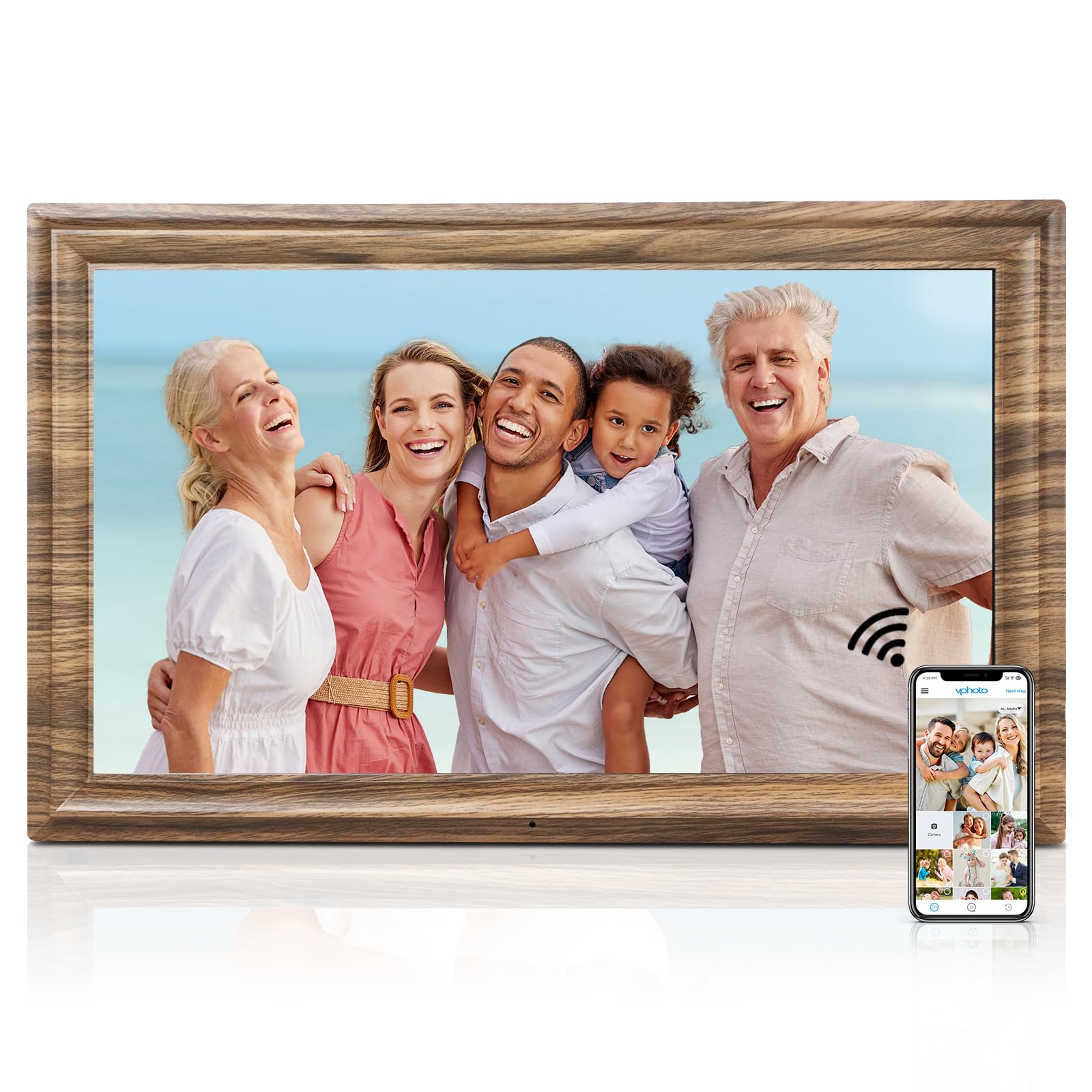 16 Inch Large Digital Picture Frame, Canupdog Digital Photo Frame