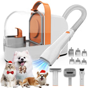 Dog Grooming Vacuum, Dog Grooming Kit with Pet Clippers, 12