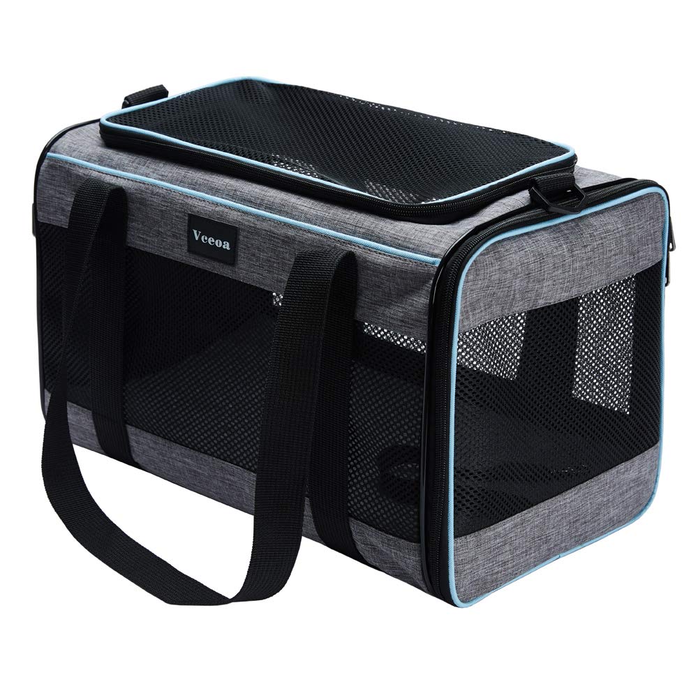 17.5x11x11 Inches Cat, Dog Carrier for Pets Up to 16 Lbs, Soft-Sided Cat Bag Animal