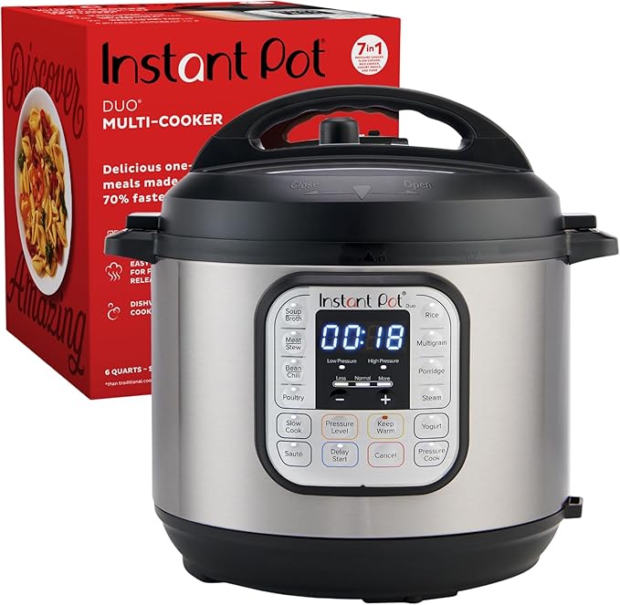 Duo 7-in-1 Mini Electric Pressure Cooker, Slow Rice Cooker