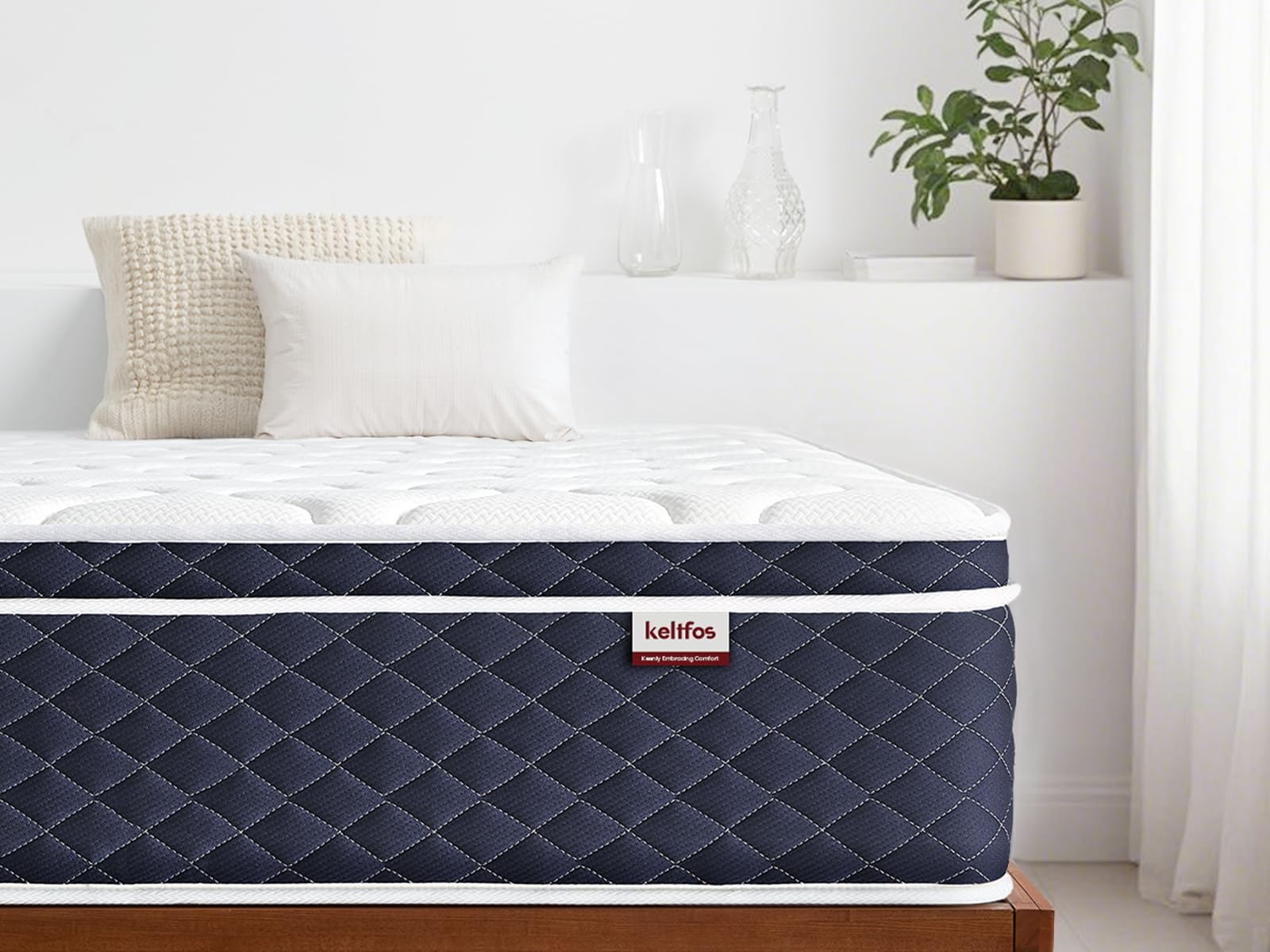 Full Size Mattress 12 Inch, Hybrid Full Mattress in a Box