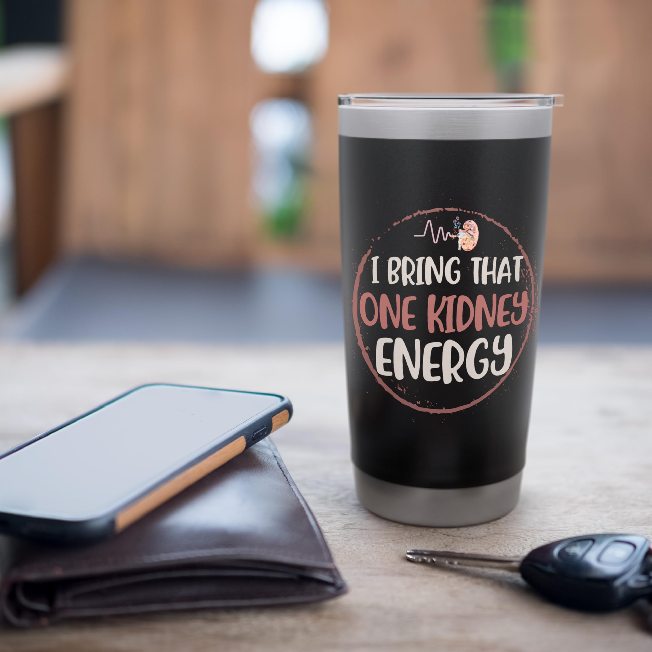 One Kidney Donor Funny Stainless Steel Insulated Tumbler