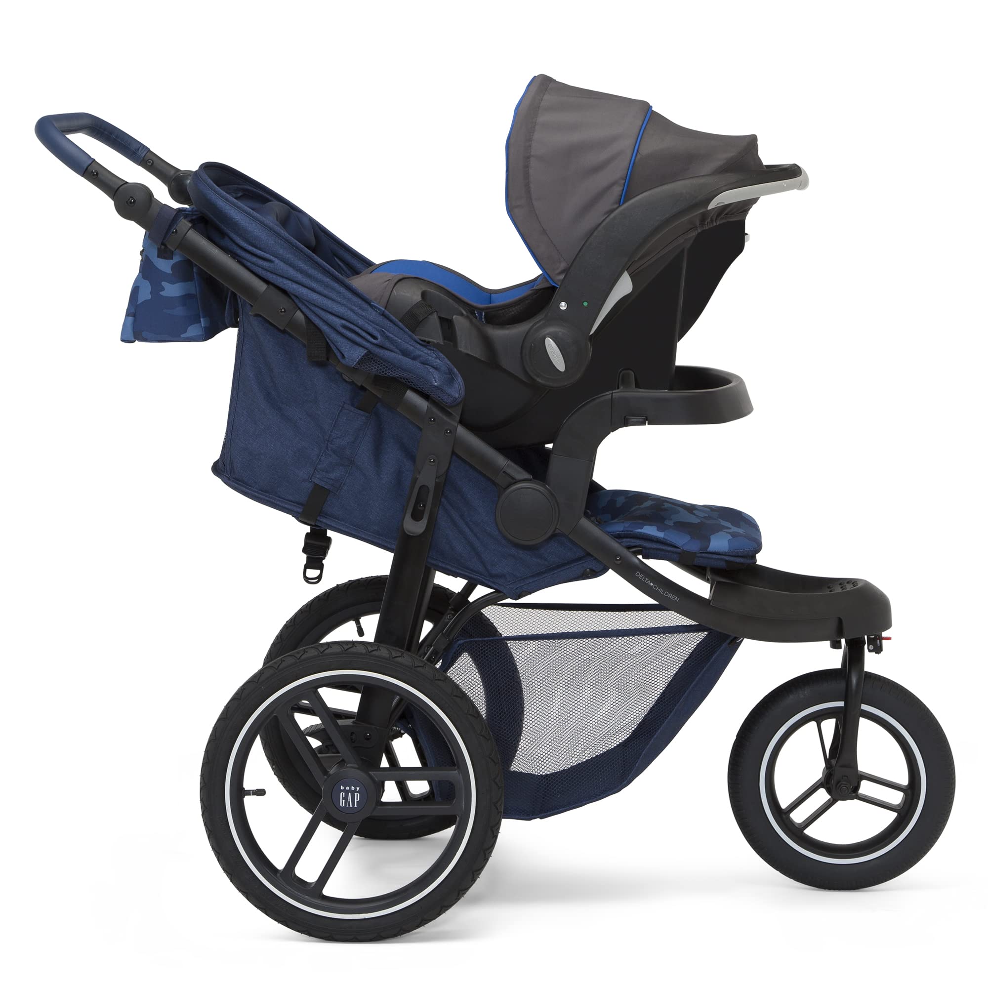 babyGap Trek Jogging Stroller - Lightweight Jogging Stoller with Extendable Canopy