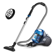 Bagless Canister Vacuum Cleaner, Lightweight Vac for Carpets and Hard Floors, w/Filter