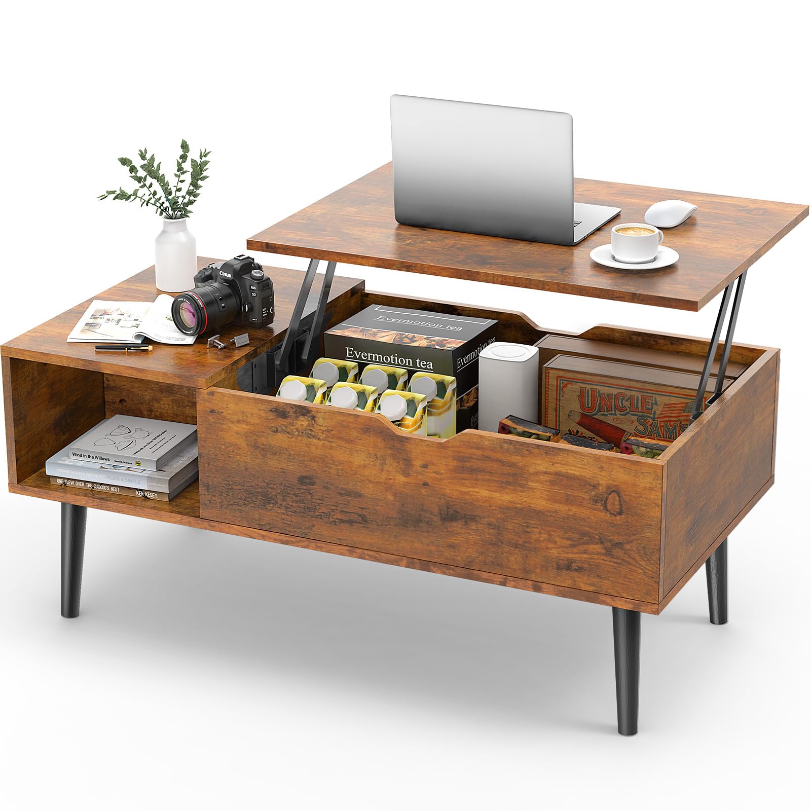 Coffee Table Brown, Lift Top Coffee Tables for Living Room