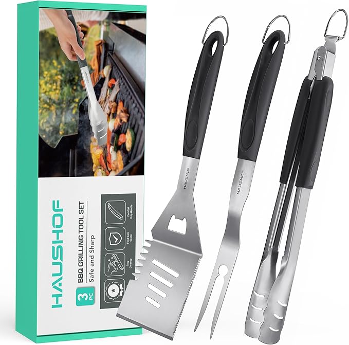 Large Grill Accessories Heavy Duty BBQ Set Gifts for Men/Women - Premium
