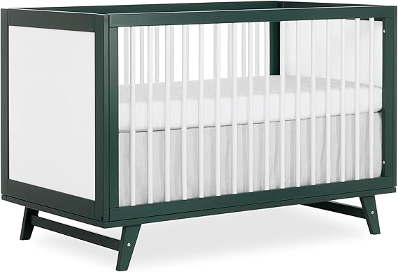 5-in-1 Full Size Convertible Crib / 3 Mattress Height Settings/JPMA Certified/Made