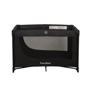 Crib Baby Playpen with Mattress and Carry Bag (Black)
