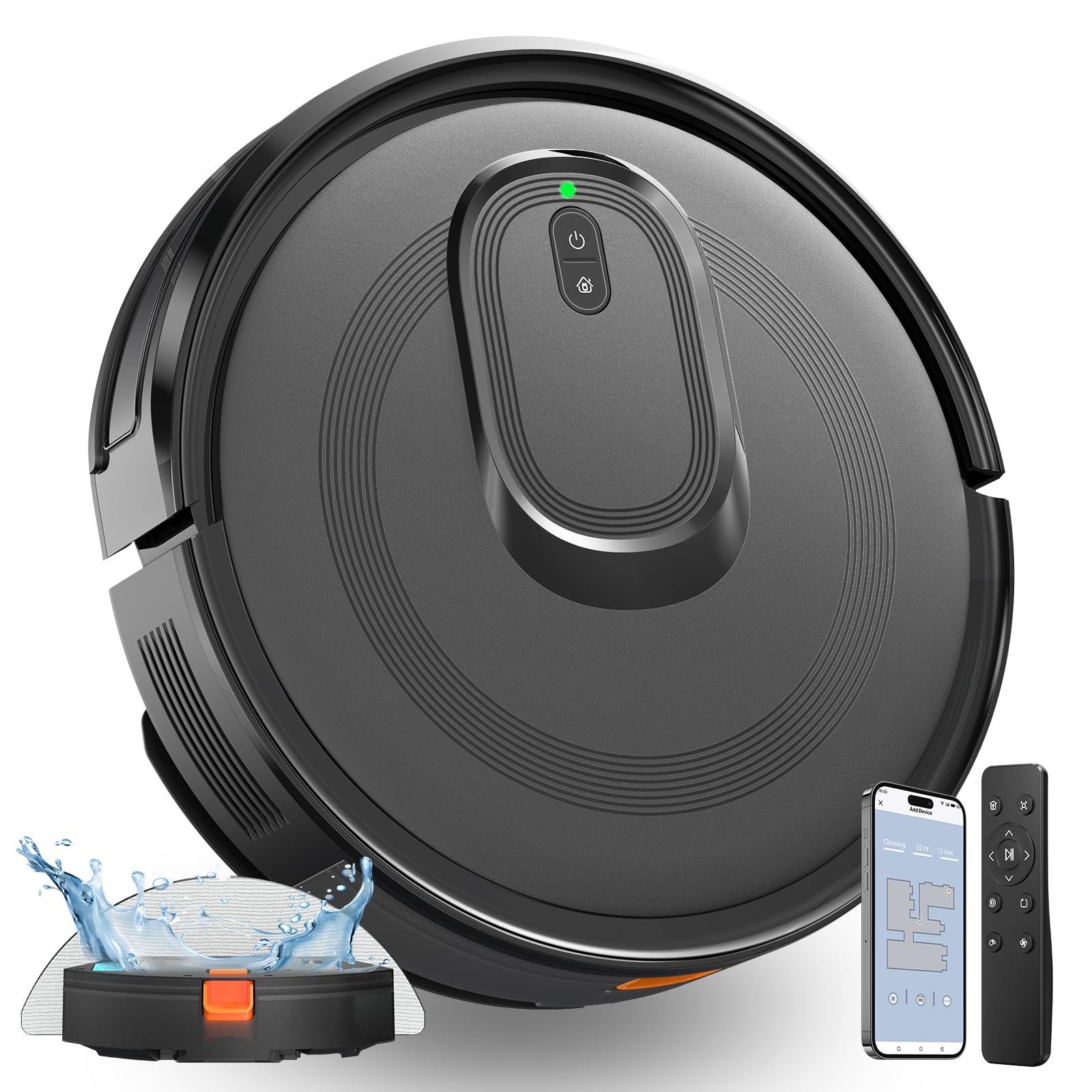Robot Vacuum and Mop Combo, 2 in 1 Mopping Robot Vacuum Cleaner
