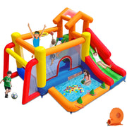 7-in-1 Bounce House for Kids 3–10, Bouncy Castle with Long Slide, Kiddie Pool (Ball Pit)