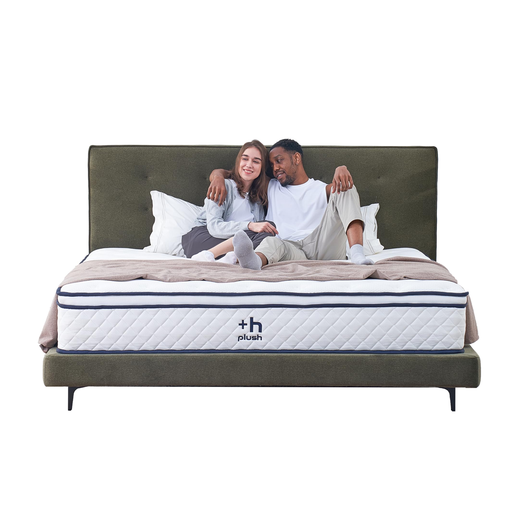 Plush Dream Full Mattress 12 Inch Hybrid Pocketed Springs