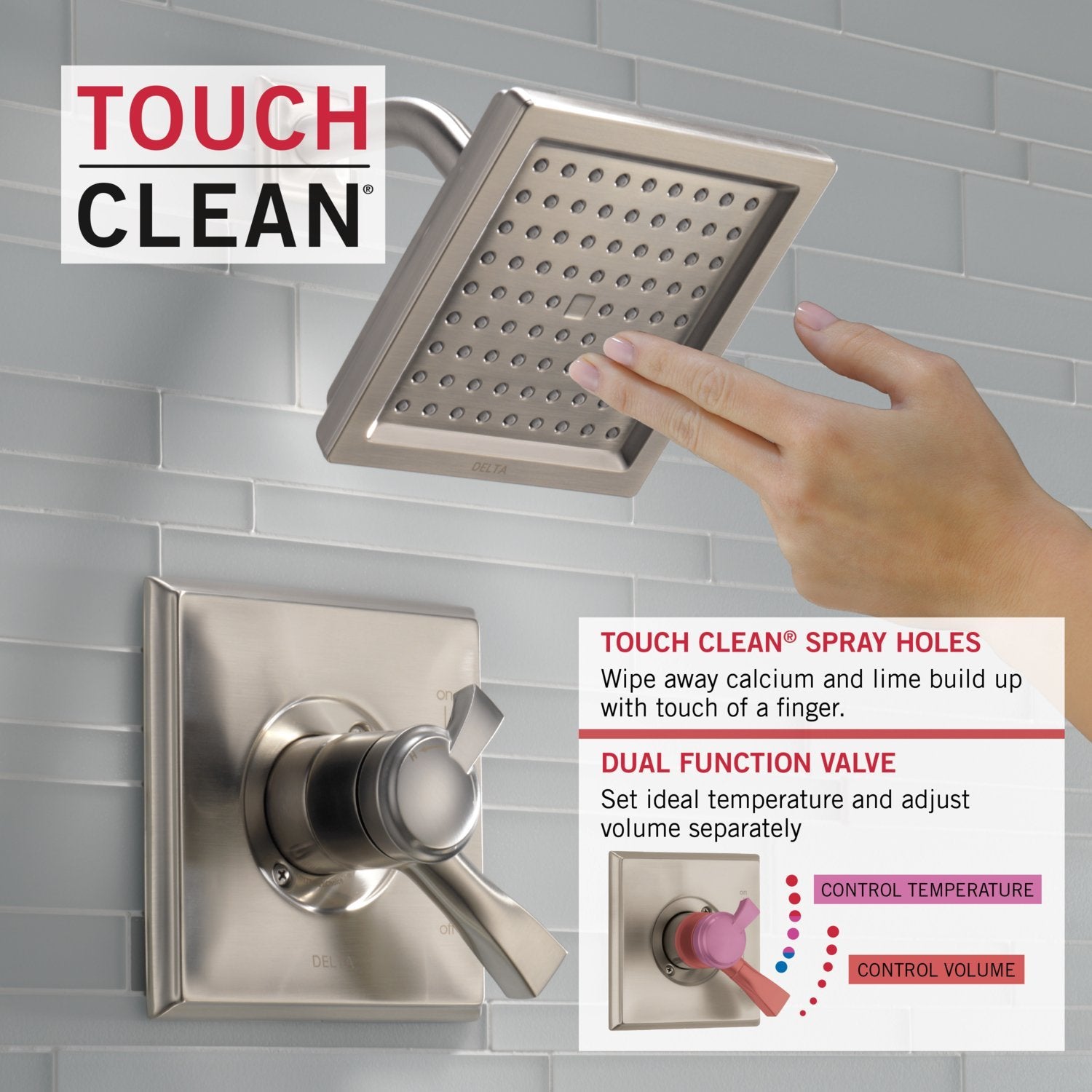 Delta T17251-CZ Dryden Shower Faucet, 7.00 x 7.00 x 7.00 inches, Champagne Bronze