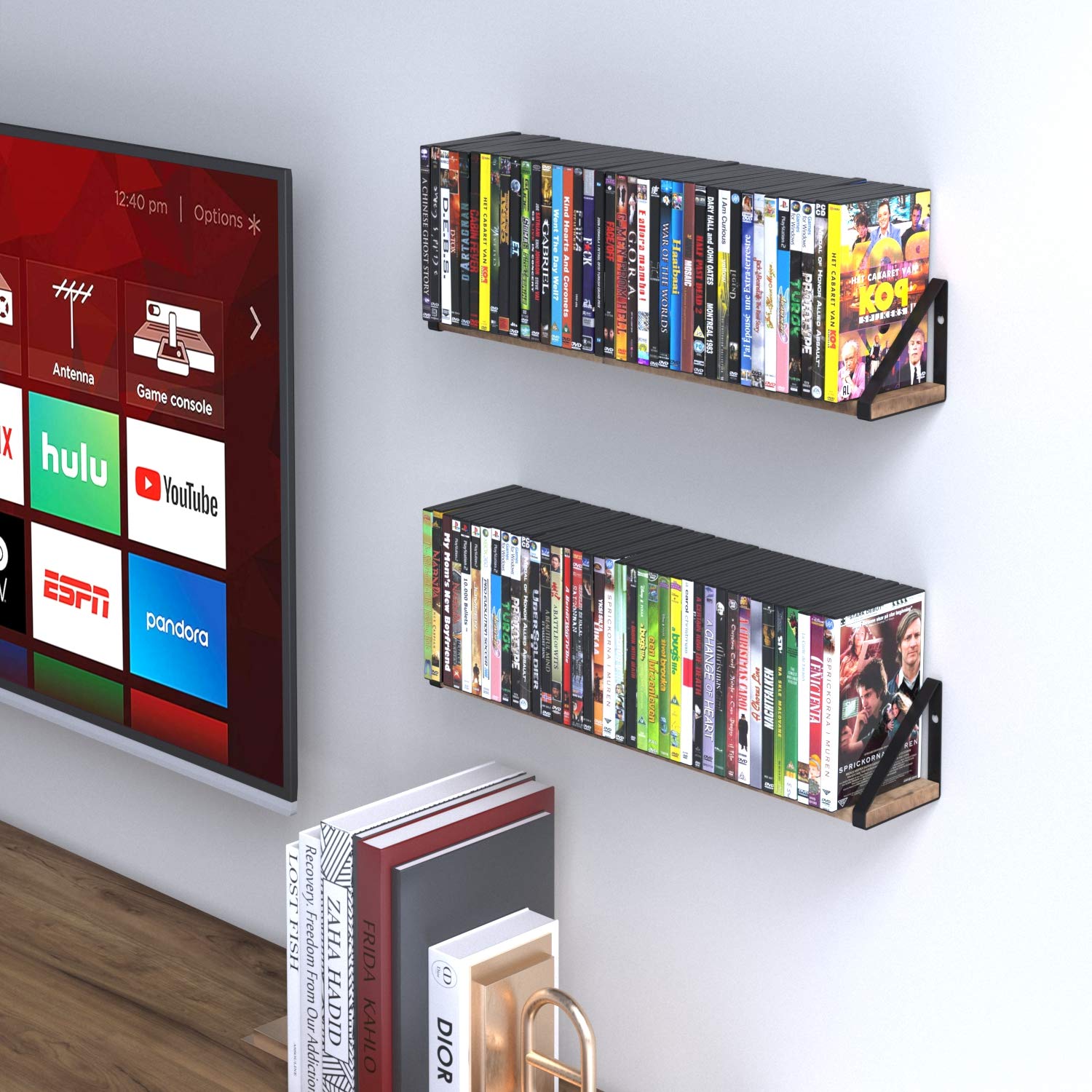 Ponza Floating Shelves for Living Room Wall Decor