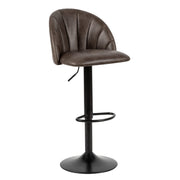 Home Furniture Series Bar Height Adjustable and Swivel Metal Stool with Faux Leather