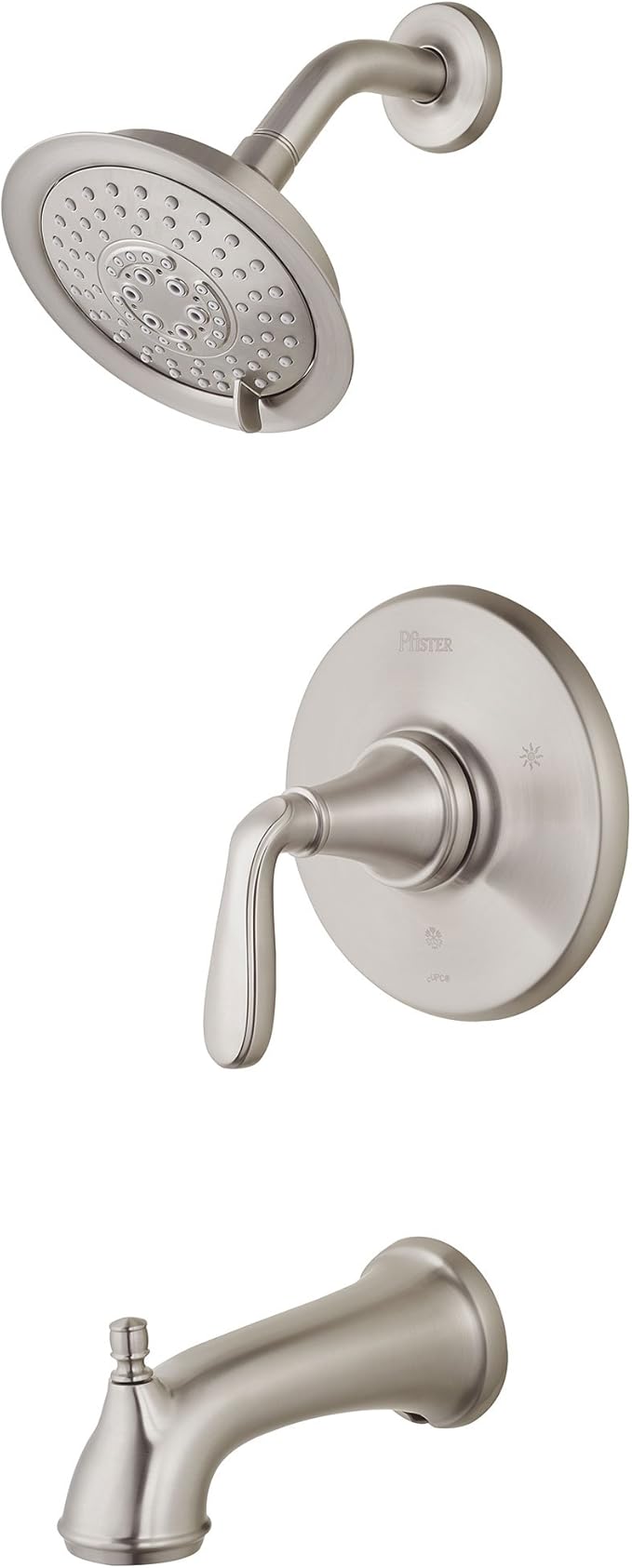 Northcott Tub & Shower Trim Kit (Valve Not Included), 1-Handle, Brushed Nickel Finish