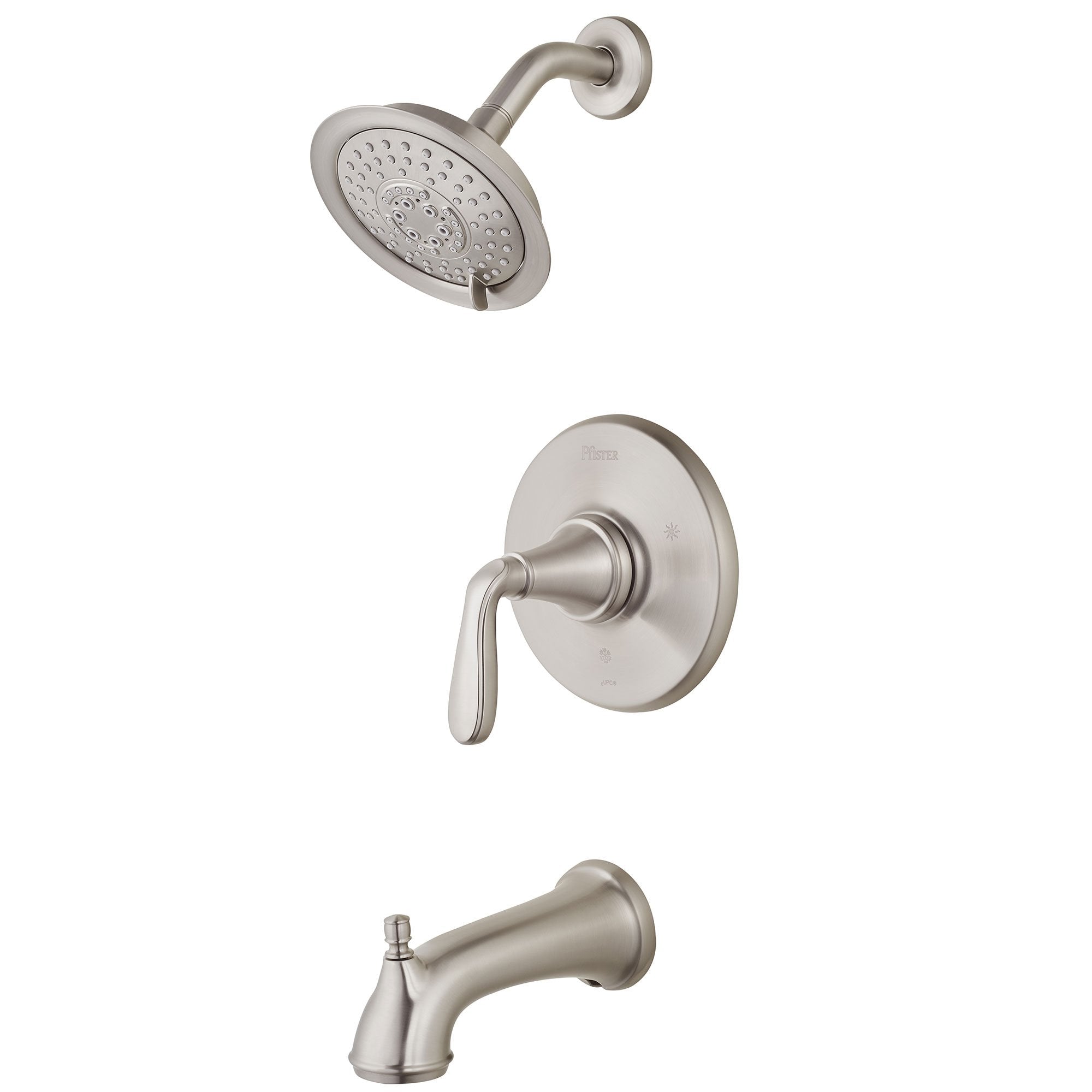 Northcott Tub & Shower Trim Kit (Valve Not Included), 1-Handle, Brushed Nickel Finish