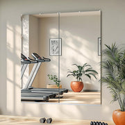 Gym Mirror - 2PCS 48'' x 24'' Large Full Body Mirrors for Wall