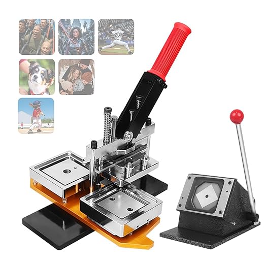 Craft Machine for Custom Magnets, Includes Press + Paper Cutter