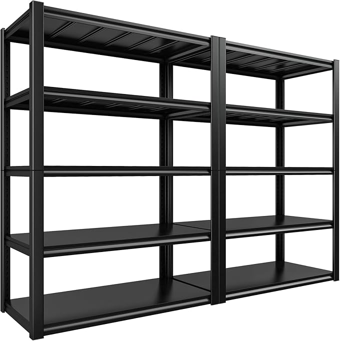 48.2" W Garage Shelving Heavy Duty Metal Shelving 3000LBS Storage Shelves Adjustable